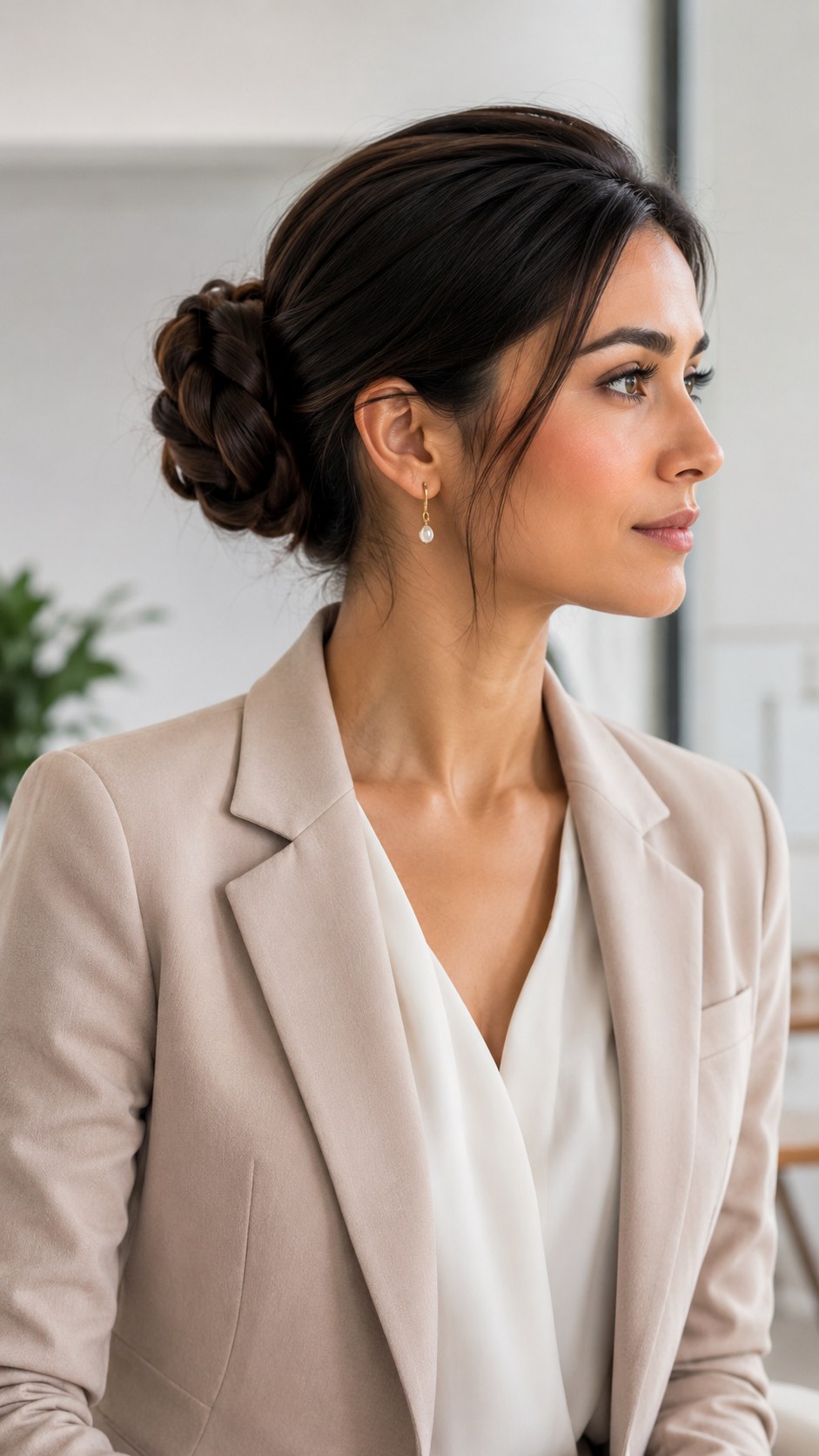 The Braided Bun - five-minute professional updo