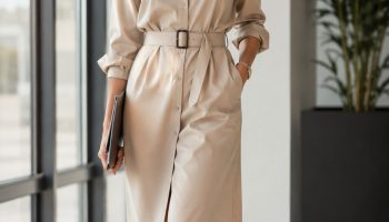 biz casual 10 shirt dress belt loafers