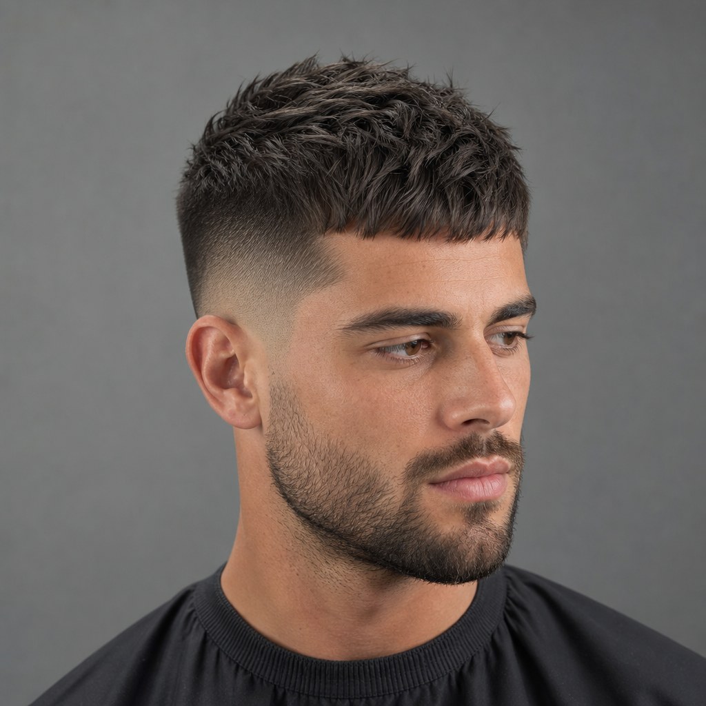 3. The Textured Crop haircut for men with thick hair