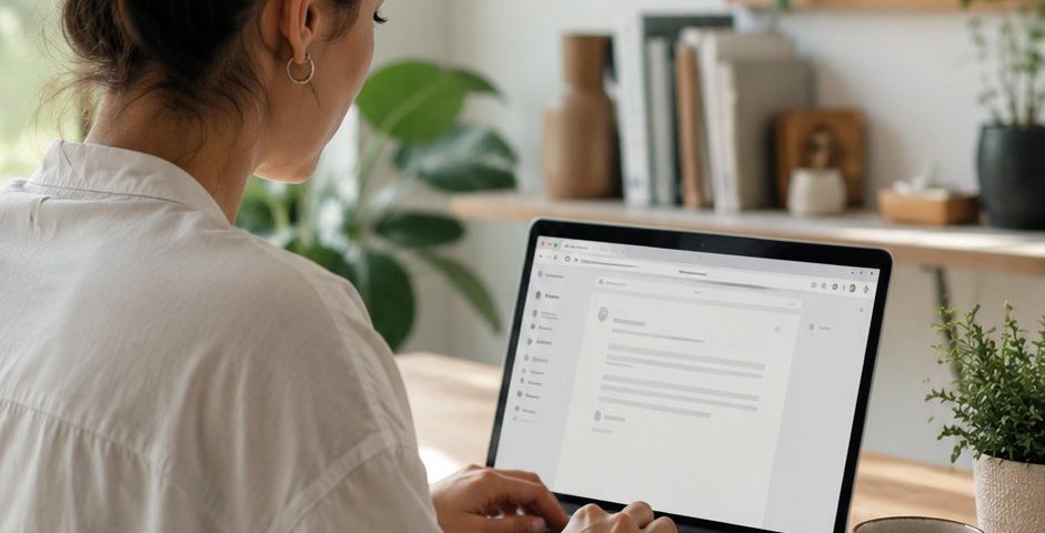 email marketing campaign laptop