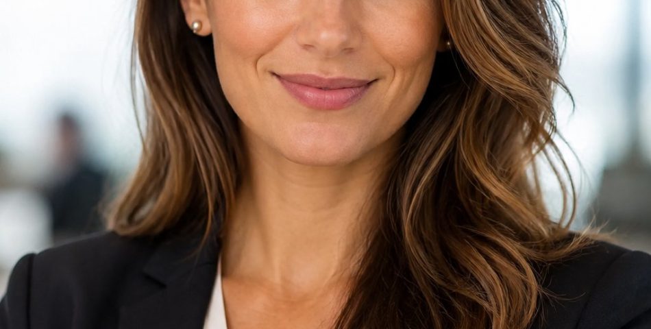 woman confident job interview
